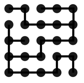 Graph representation of above maze